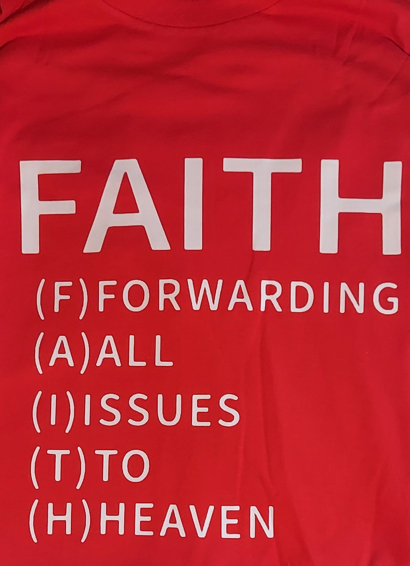 T-shirt Faith